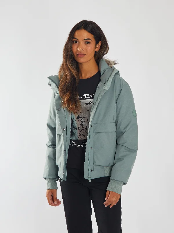 Women's longline double - breasted camel coats for a sophisticated lookEvelyn Jacket Sage Leaf Women's longline double - breasted camel coats for a sophisticated lookEvelyn Jacket Sage Leaf