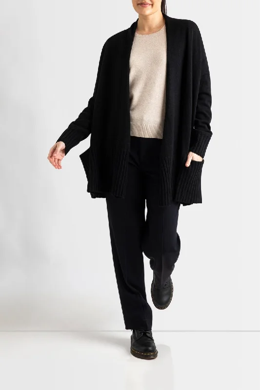 maternity women cardigan for expecting momsCashmere Suzanne Draped Cardigan in Black maternity women cardigan for expecting momsCashmere Suzanne Draped Cardigan in Black