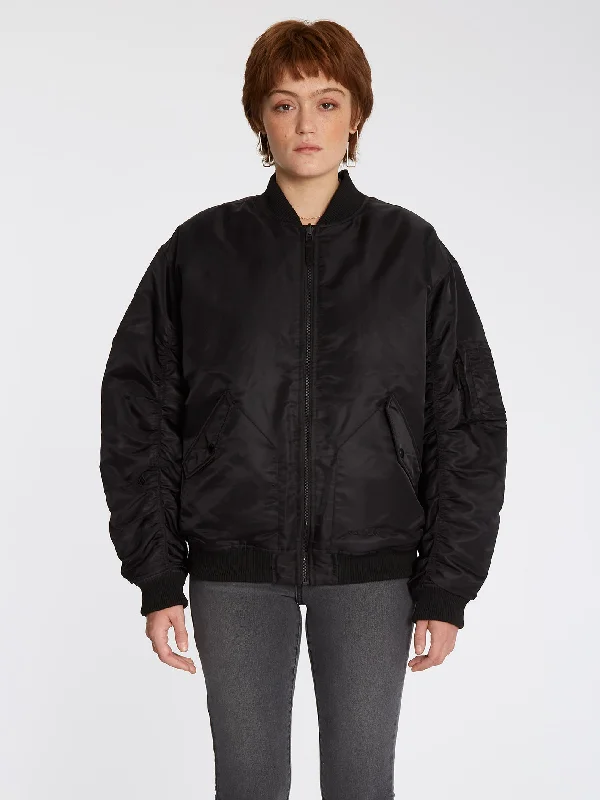 Quilted down women's coats with removable hoods for outdoor activitiesCheetity Jacket (Reversible) - BLACK Quilted down women's coats with removable hoods for outdoor activitiesCheetity Jacket (Reversible) - BLACK