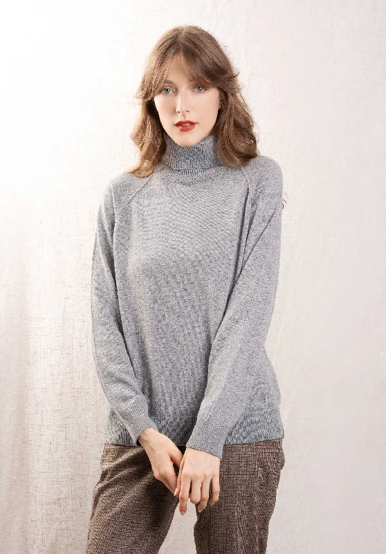 sequin embellished women cardigan for special occasionsTurtleneck Knitted Parem Paremo 9873 Gris sequin embellished women cardigan for special occasionsTurtleneck Knitted Parem Paremo 9873 Gris