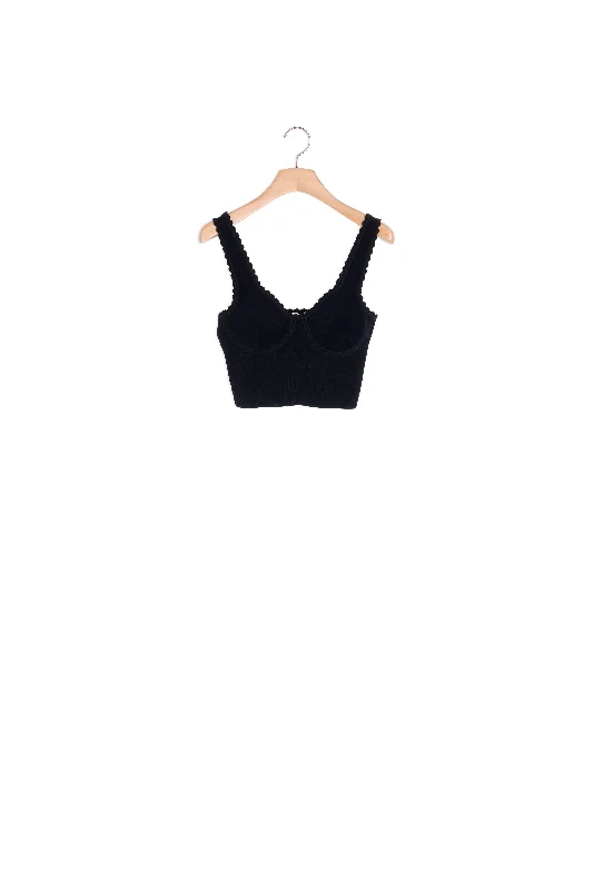 color block women cardigan with bold huesBrassière en maille velours