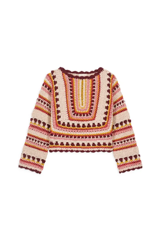 organic cotton women cardigan for an eco - friendly choicePullover Lorette Multicolour organic cotton women cardigan for an eco - friendly choicePullover Lorette Multicolour