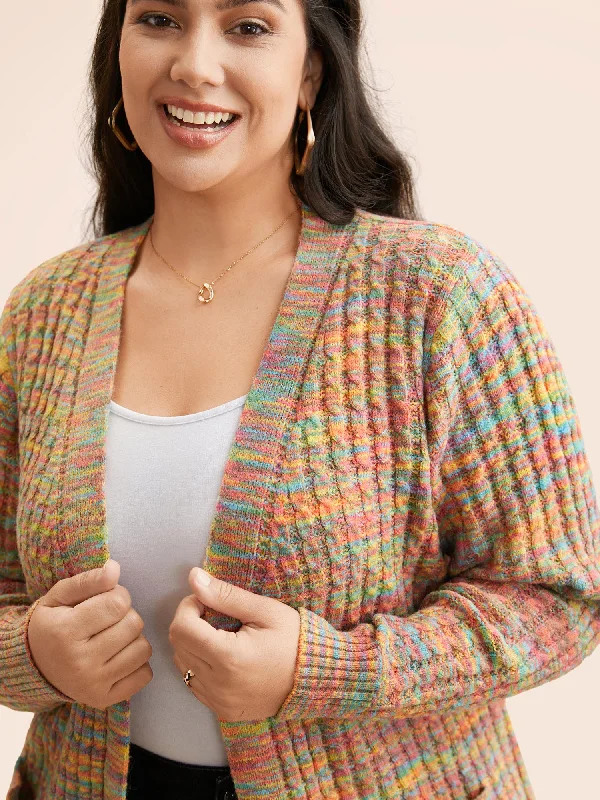 boyfriend style women cardigan for a relaxed fitOmbre Heather Patched Pocket Cardigan boyfriend style women cardigan for a relaxed fitOmbre Heather Patched Pocket Cardigan