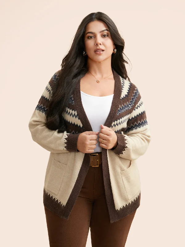 ribbed women cardigan with a classic textureSupersoft Essentials Bandana Jacquard Pocket Cardigan ribbed women cardigan with a classic textureSupersoft Essentials Bandana Jacquard Pocket Cardigan