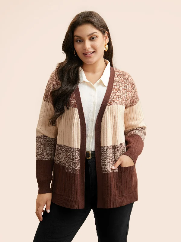 maternity women cardigan for expecting momsSupersoft Essentials Textured Colorblock Contrast Cardigan maternity women cardigan for expecting momsSupersoft Essentials Textured Colorblock Contrast Cardigan
