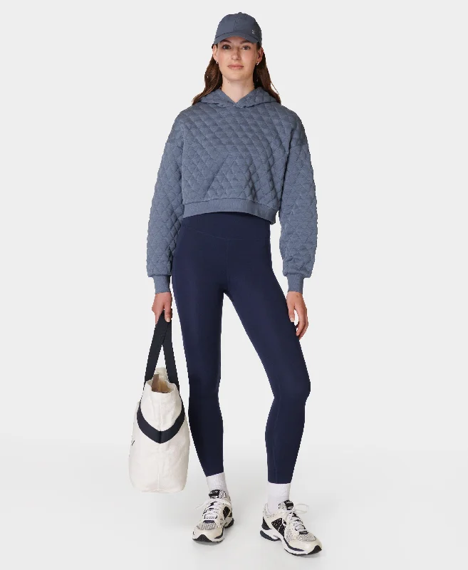 boyfriend style women cardigan for a relaxed fitSand Wash Quilted Hoody Sb9937 Endless-Blue boyfriend style women cardigan for a relaxed fitSand Wash Quilted Hoody Sb9937 Endless-Blue