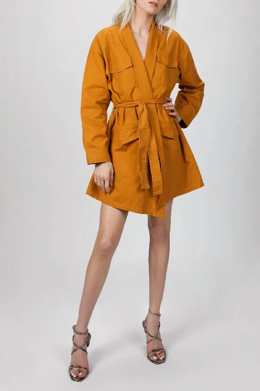 Women's reversible down coats with two - tone designs for versatile stylingThe Joaquin Jacket In Golden Child Women's reversible down coats with two - tone designs for versatile stylingThe Joaquin Jacket In Golden Child