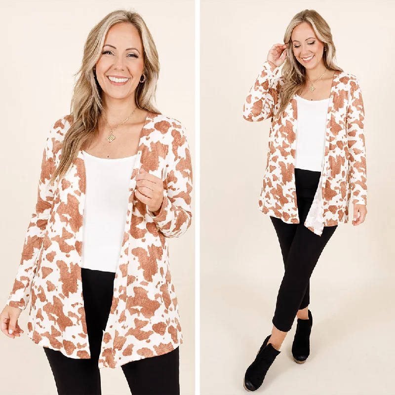 v neck women cardigan to elongate the necklineThe Rustic Revival Cardigan, Brown