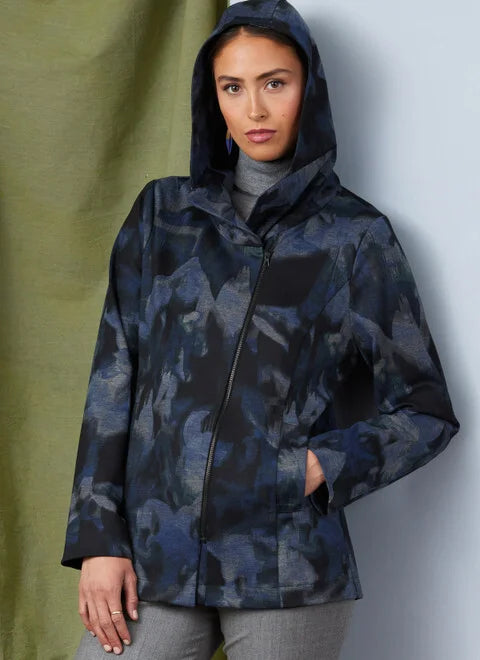 Women's waterproof parka coats with multiple pockets for practicalityVogue Jacket V1925 Women's waterproof parka coats with multiple pockets for practicalityVogue Jacket V1925