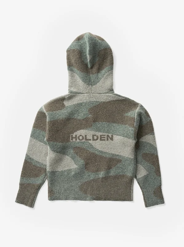 Women's cropped leather coats with silver studs for an edgy lookW CHALET HOODIE - Green Camo Women's cropped leather coats with silver studs for an edgy lookW CHALET HOODIE - Green Camo