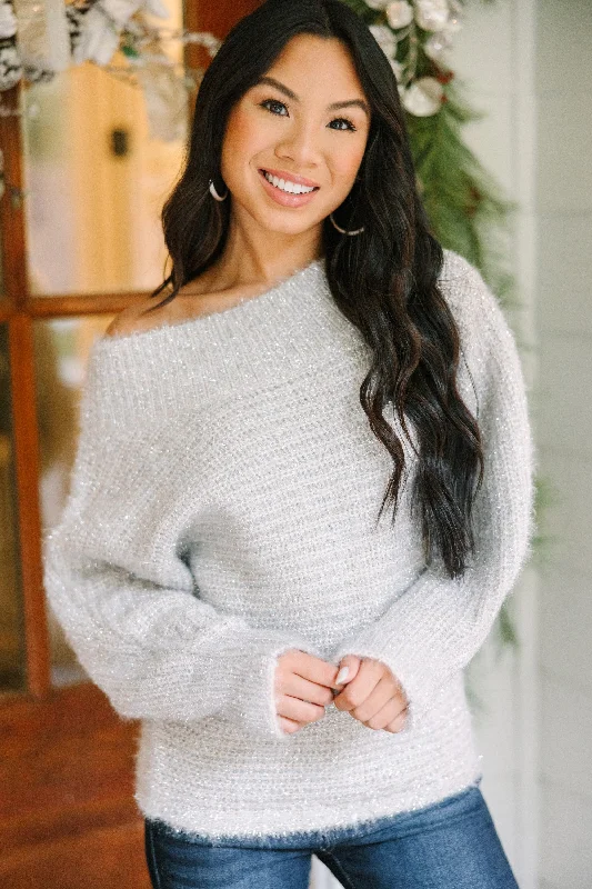 Plus Size Women's Belted Cable Knit SweatersAll On You Blush PInk Off Shoulder Sweater
