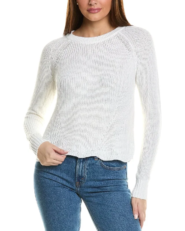 Button - Down Women's Shetland Wool Sweaters in Traditional PatternsAutumn Cashmere Scalloped Sweater Button - Down Women's Shetland Wool Sweaters in Traditional PatternsAutumn Cashmere Scalloped Sweater