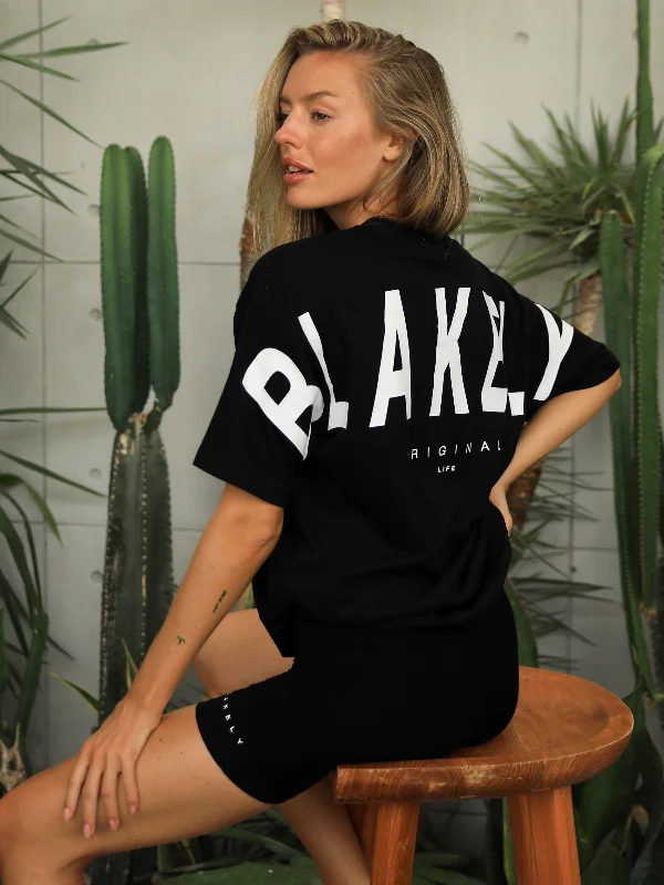 Sequined Women T Shirt for a Sparkly Night OutIsabel Oversized T-Shirt - Black