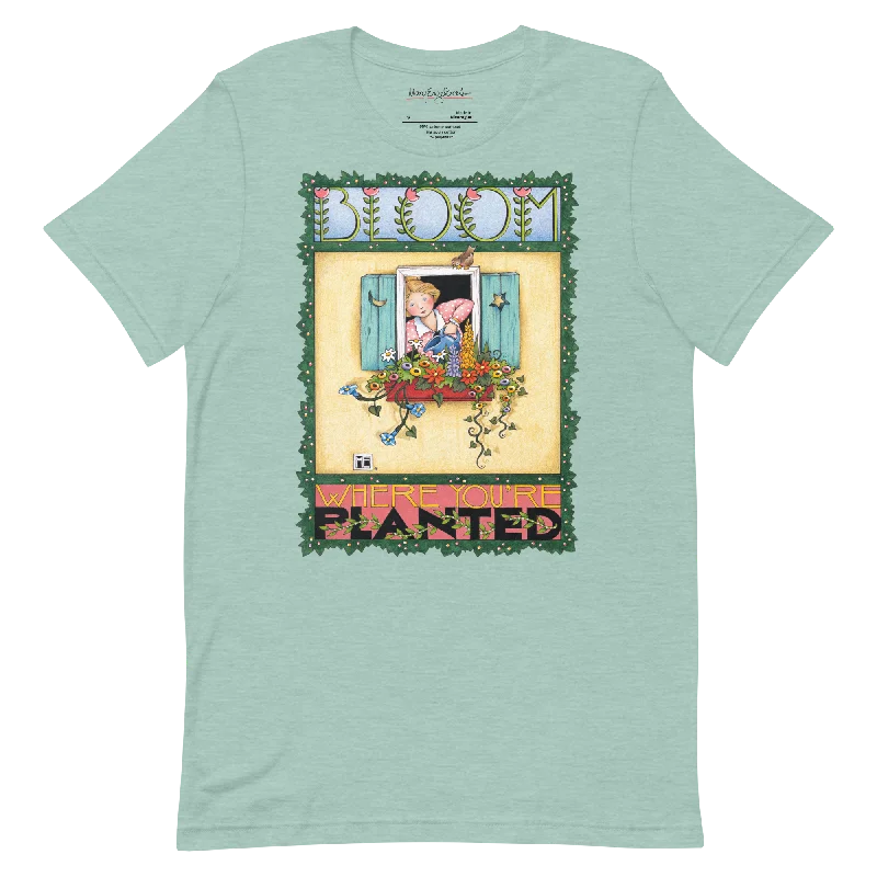 Plus Size Women T Shirt for a Comfortable and Flattering FitBloom Where You're Planted Unisex T-Shirt Plus Size Women T Shirt for a Comfortable and Flattering FitBloom Where You're Planted Unisex T-Shirt