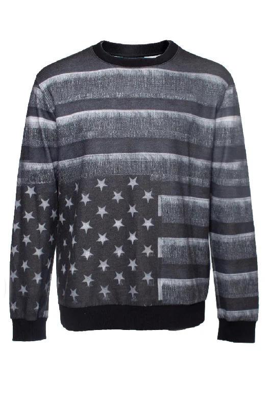 Short Sleeve Women's Cotton Blend Sweaters in Pastel Colorscrewneck sweater with American flag Short Sleeve Women's Cotton Blend Sweaters in Pastel Colorscrewneck sweater with American flag