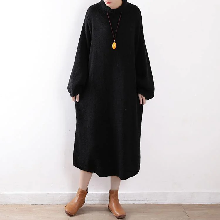 V - Neck Women's Ribbed Wool Sweaters for FallCute Sweater weather Vintage o neck pockets black oversized knit dress V - Neck Women's Ribbed Wool Sweaters for FallCute Sweater weather Vintage o neck pockets black oversized knit dress