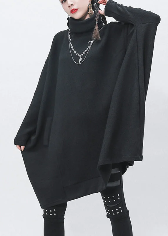 Open - Front Women's Cardigan - Style Mohair SweatersElegant Black Turtleneck Patchwork Knit Sweaters Long Sleeve Open - Front Women's Cardigan - Style Mohair SweatersElegant Black Turtleneck Patchwork Knit Sweaters Long Sleeve
