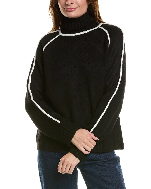 Knee - Length Women's Wool Blend Sweater Dresses in Neutral ColorsEllen Tracy High Neck Sweater Knee - Length Women's Wool Blend Sweater Dresses in Neutral ColorsEllen Tracy High Neck Sweater