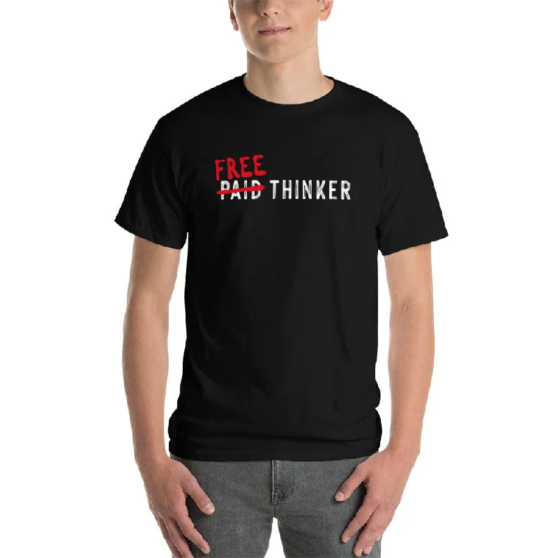 Graphic Print Women T Shirt for a Trendy StatementFree Thinker - Plus-Sized T-Shirt