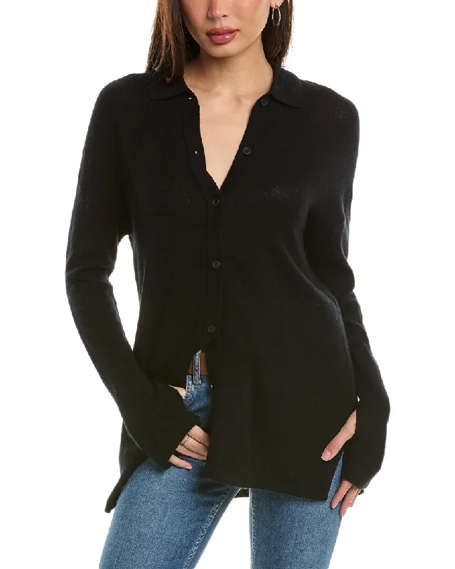 Longline Women's Mohair Sweater Dresses in a Loose FitHannah Rose Wool & Cashmere-Blend Shirt Longline Women's Mohair Sweater Dresses in a Loose FitHannah Rose Wool & Cashmere-Blend Shirt