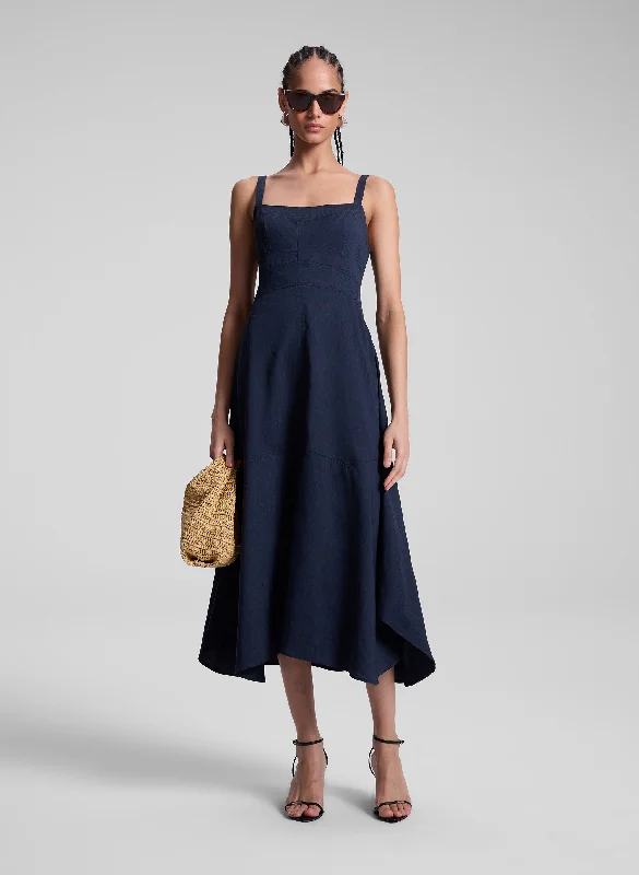 Belted Women's Cotton Blend Sweater Dresses for a Casual LookHarlow Linen Midi Dress Belted Women's Cotton Blend Sweater Dresses for a Casual LookHarlow Linen Midi Dress