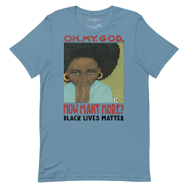 Ringer T Shirt Women with Retro - Inspired StripesHow Many More Unisex T-Shirt
