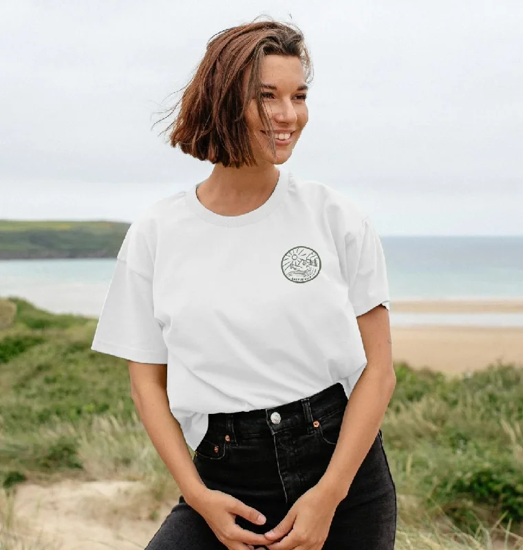 Organic Cotton Women T Shirt for Eco - Conscious WearersKeep It Wild Boxy T-shirt