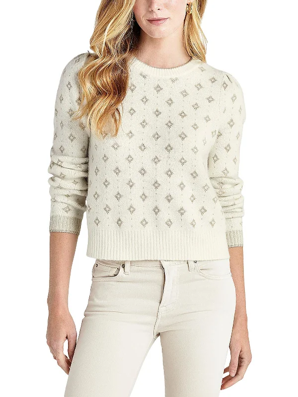 Plus Size Women's Open - Front Cardigan Style Sweater DressesKeira Womens Wool Blend Metallic Pullover Sweater Plus Size Women's Open - Front Cardigan Style Sweater DressesKeira Womens Wool Blend Metallic Pullover Sweater