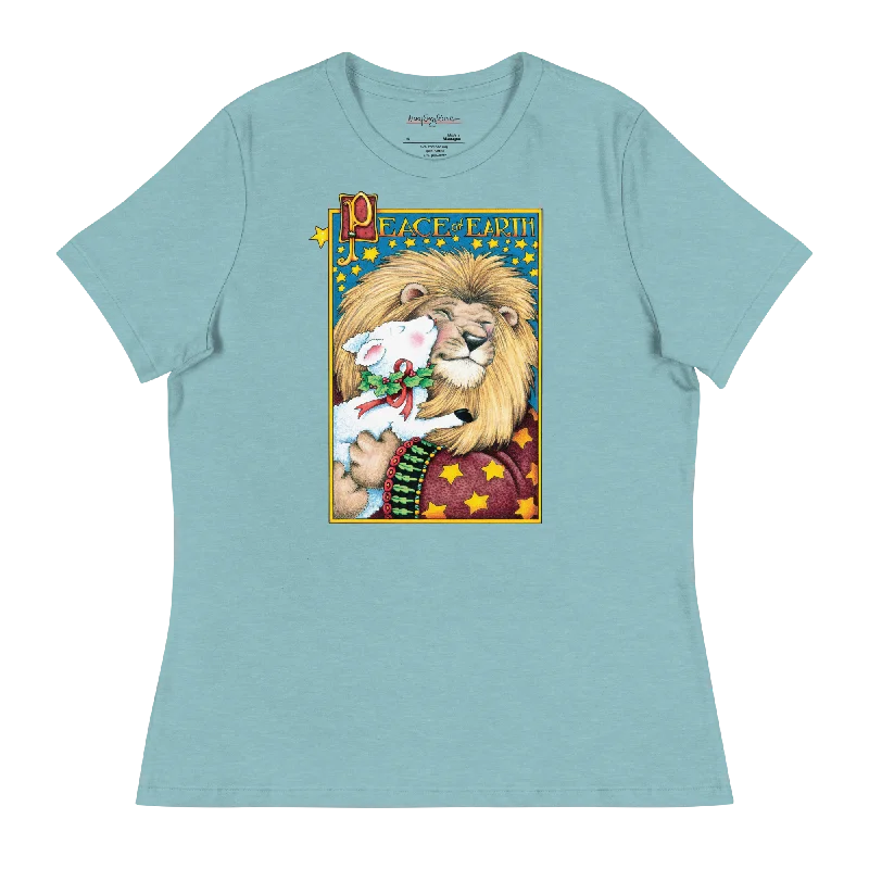 Graphic Print Women T Shirt for a Trendy StatementLion & Lamb Women's T-Shirt