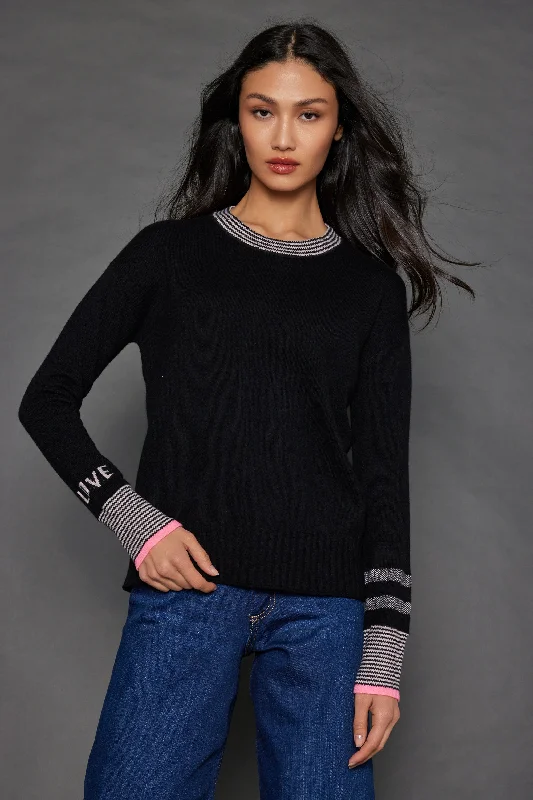 Short Sleeve Women's Cotton Blend Sweaters in Pastel ColorsLOVE STORY