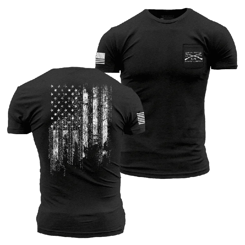 Sheer Women T Shirt for a Stylish and Alluring Look1776 Flag Pocket T-Shirt - Black Heather Sheer Women T Shirt for a Stylish and Alluring Look1776 Flag Pocket T-Shirt - Black Heather