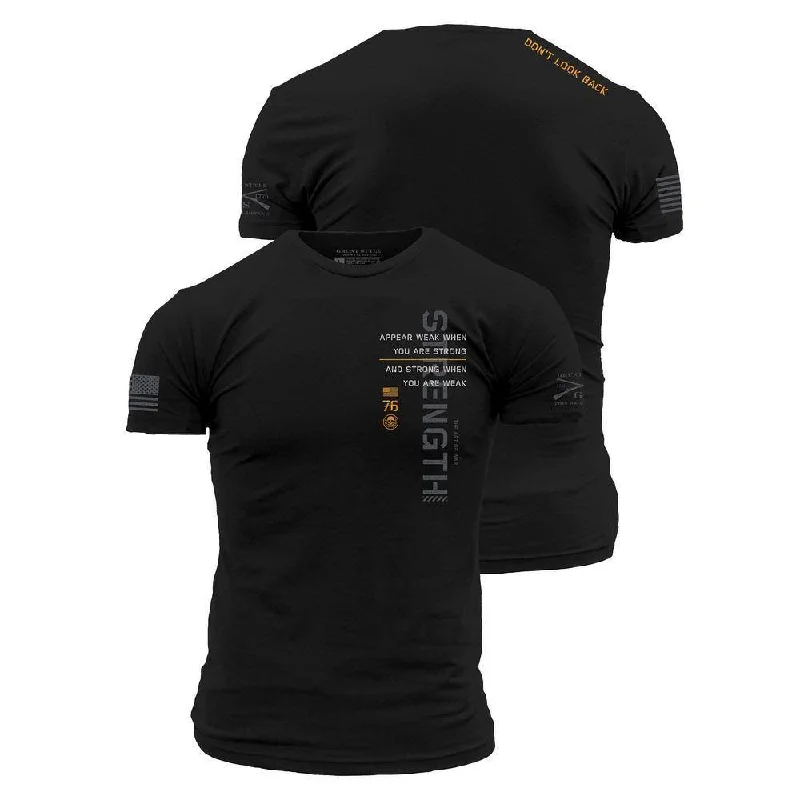 V - Neck Women T Shirt to Enhance the NecklineDon't Look Back T-Shirt - Black