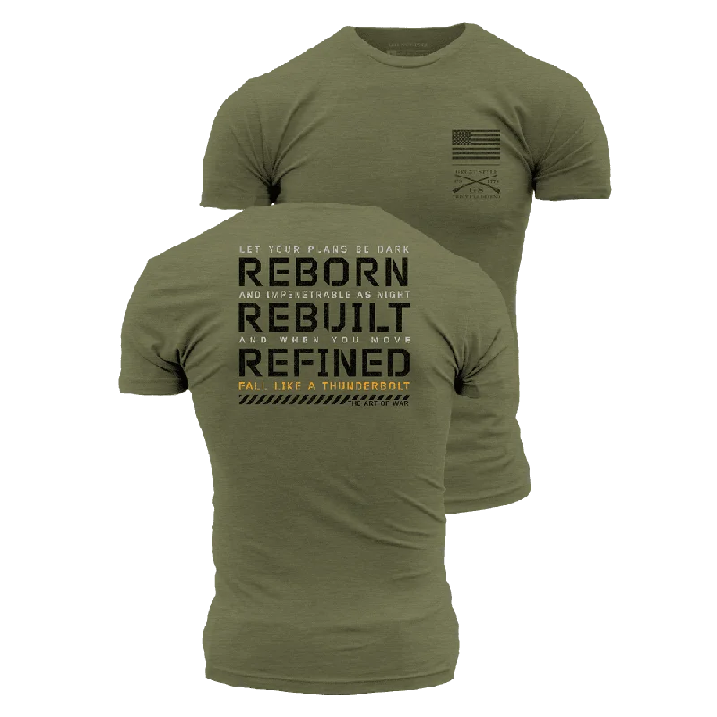 Crew Neck Women T Shirt with a Timeless DesignThunderbolt T-Shirt - Military Green