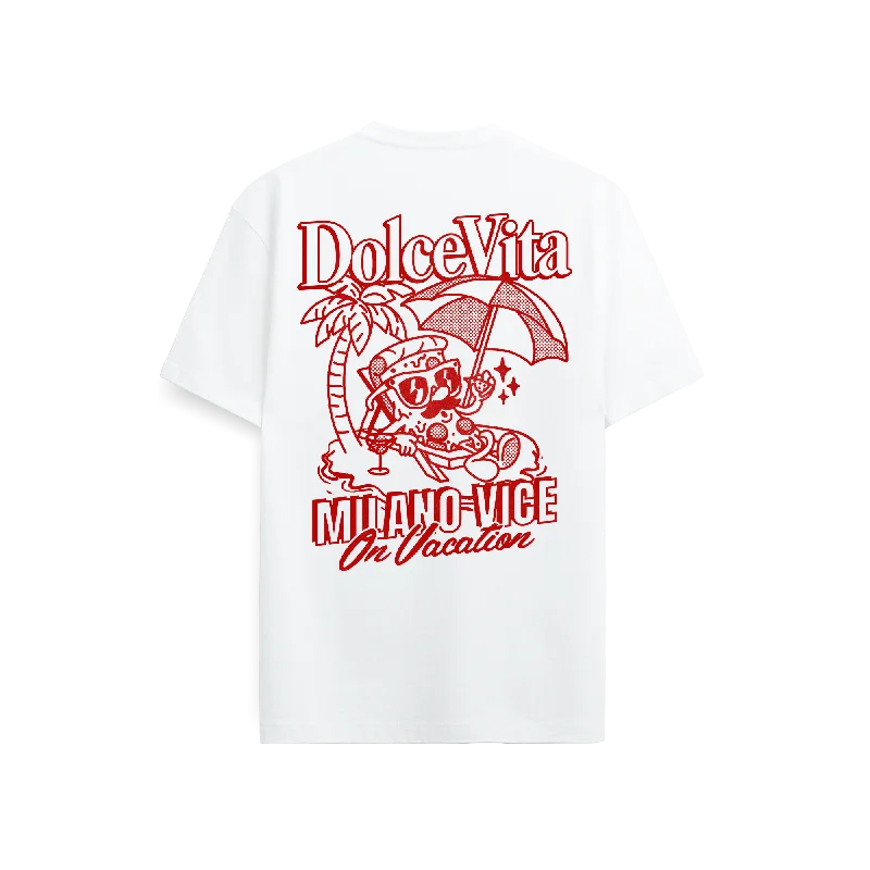 Striped Women T Shirt in a Classic PatternDolce Vita Milano Vice T-Shirt - White