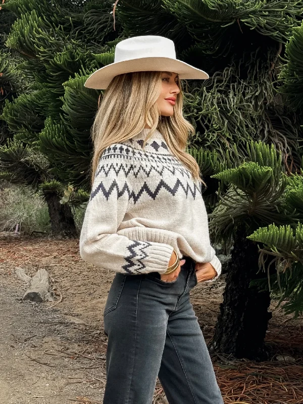 High - Low Hem Women's Cashmere - Blended SweatersAdd Up My Love Knit Sweater