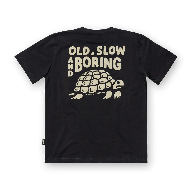 Crew Neck Women T Shirt with a Timeless DesignOld Slow Boring