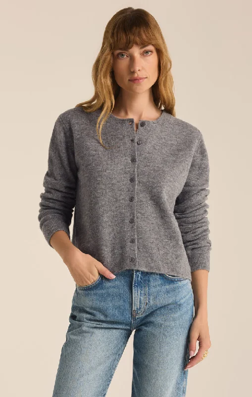 High - Low Hem Women's Cashmere - Blended SweatersOUTLOOK CARDI