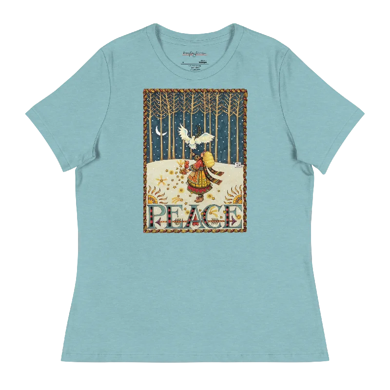 Moisture - Wicking Women T Shirt for Active LifestylesPeace Dove Women's T-Shirt