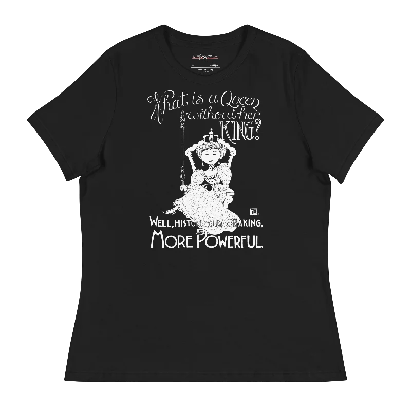 Striped Women T Shirt in a Classic PatternPowerful Queen Women's T-Shirt