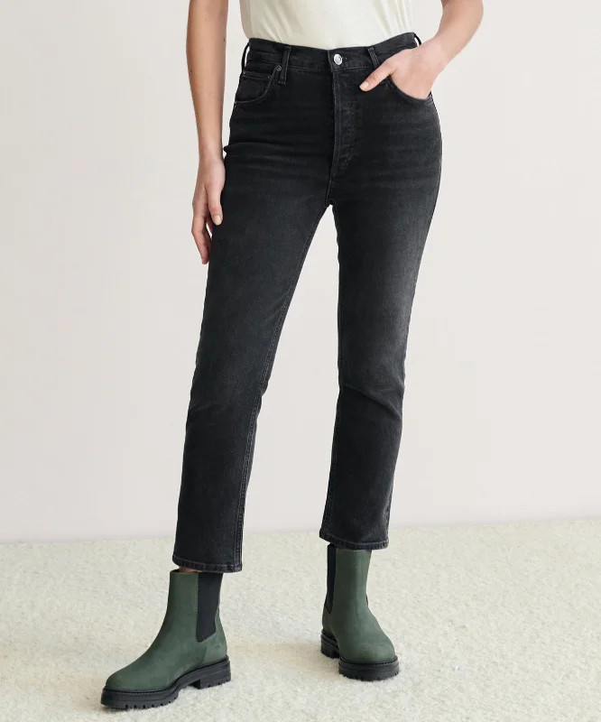 Empire Waist Women's Alpaca Wool Sweater Dresses in Earthy TonesRiley Crop Jean