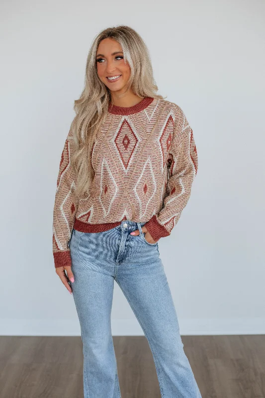 Split - Hem Women's Linen Blend Sweaters for SpringSheena Knit Sweater