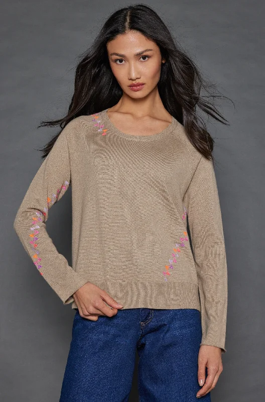 Bell - Sleeve Women's Mohair - Wool Blend SweatersSTITCHMIX