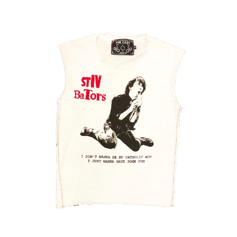 Puff Sleeve Women T Shirt for a Fashion - Forward LookStiv Bators (CUT UP)