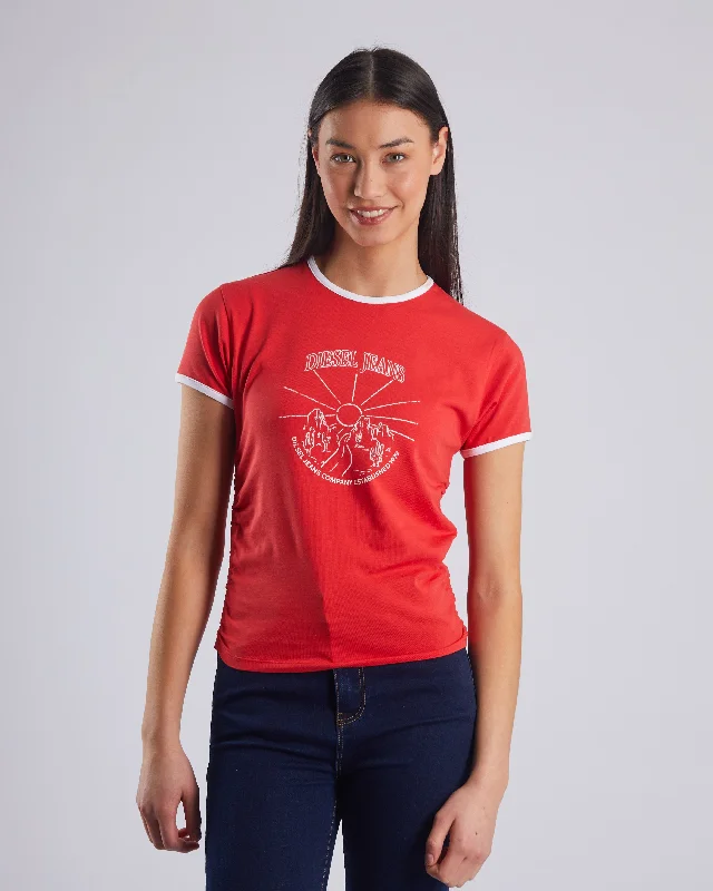 Moisture - Wicking Women T Shirt for Active LifestylesPriscilla Tee Pepper Red