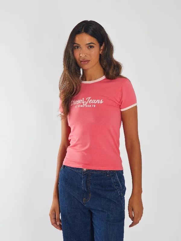 Striped Women T Shirt in a Classic PatternMalena Tee Rose Candy