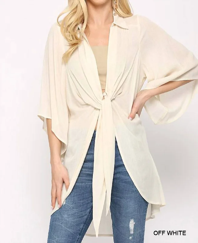 Short Sleeve Women's Cashmere Sweater Dresses in Pastel HuesTie Front Cardigan In Off-White Short Sleeve Women's Cashmere Sweater Dresses in Pastel HuesTie Front Cardigan In Off-White