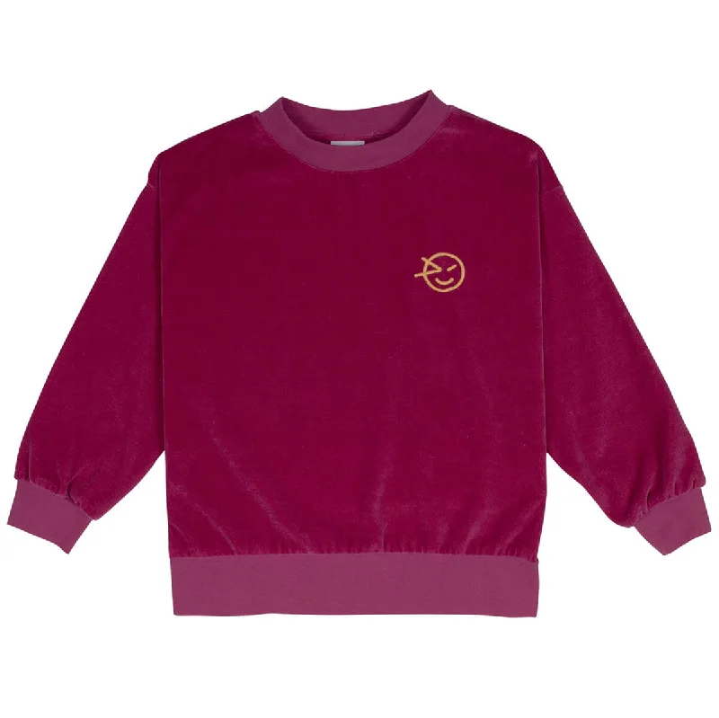 Women's Long Sleeve Turtleneck Cashmere SweatersVelour Sweat in Pale Magenta by Wynken Women's Long Sleeve Turtleneck Cashmere SweatersVelour Sweat in Pale Magenta by Wynken