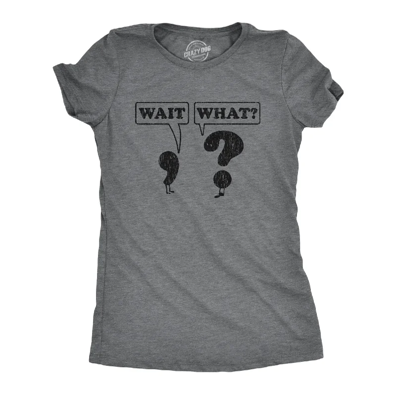 Sequined Women T Shirt for a Sparkly Night OutWait, What? Women's T Shirt