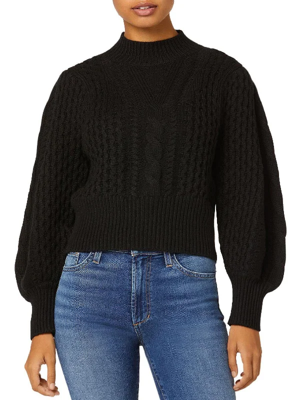 Wrap - Style Women's Lambswool Sweater Dresses in Elegant ShadesWomens Merino Wool Cropped Mock Turtleneck Sweater Wrap - Style Women's Lambswool Sweater Dresses in Elegant ShadesWomens Merino Wool Cropped Mock Turtleneck Sweater