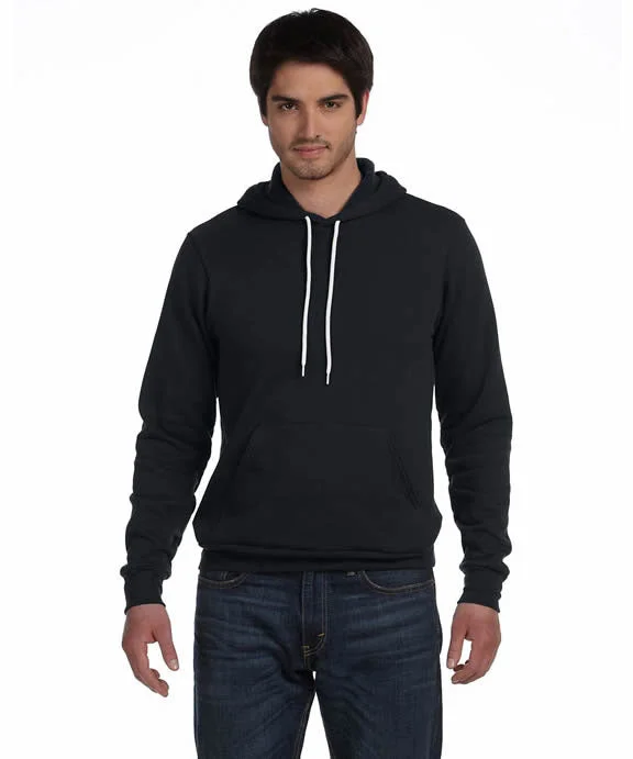 Women's fleece - lined hoodie with thumbholes for warmth in winter3719 - Bella + Canvas Unisex Sponge Fleece Pullover Hooded Sweatshirt | Black Women's fleece - lined hoodie with thumbholes for warmth in winter3719 - Bella + Canvas Unisex Sponge Fleece Pullover Hooded Sweatshirt | Black